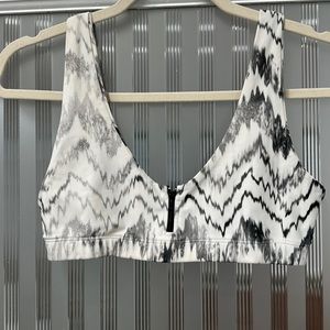 Stone Fox Swim Bikini Top & Bottom with zipper detail